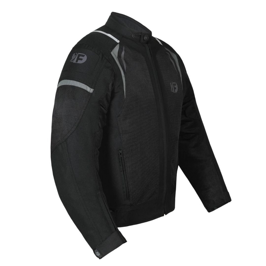 FREEDAY MEN'S SUMMER MOTORCYCLE JACKET WITH DETACHABLE WATERPROOF LINING V-70 - Image 2