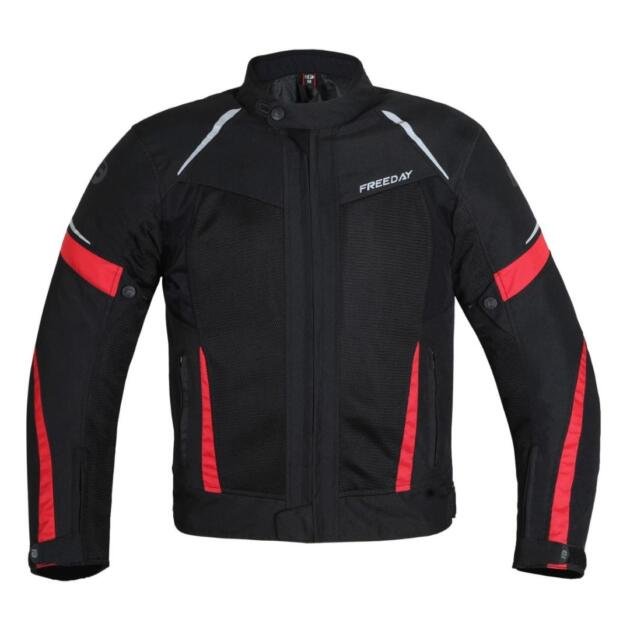 FREEDAY MOTORCYCLE JACKETS MEN SUMMER V-150 RED