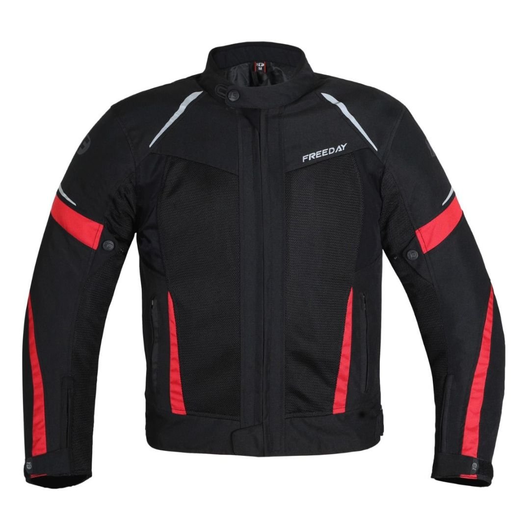 FREEDAY MOTORCYCLE JACKETS MEN SUMMER V-150 RED