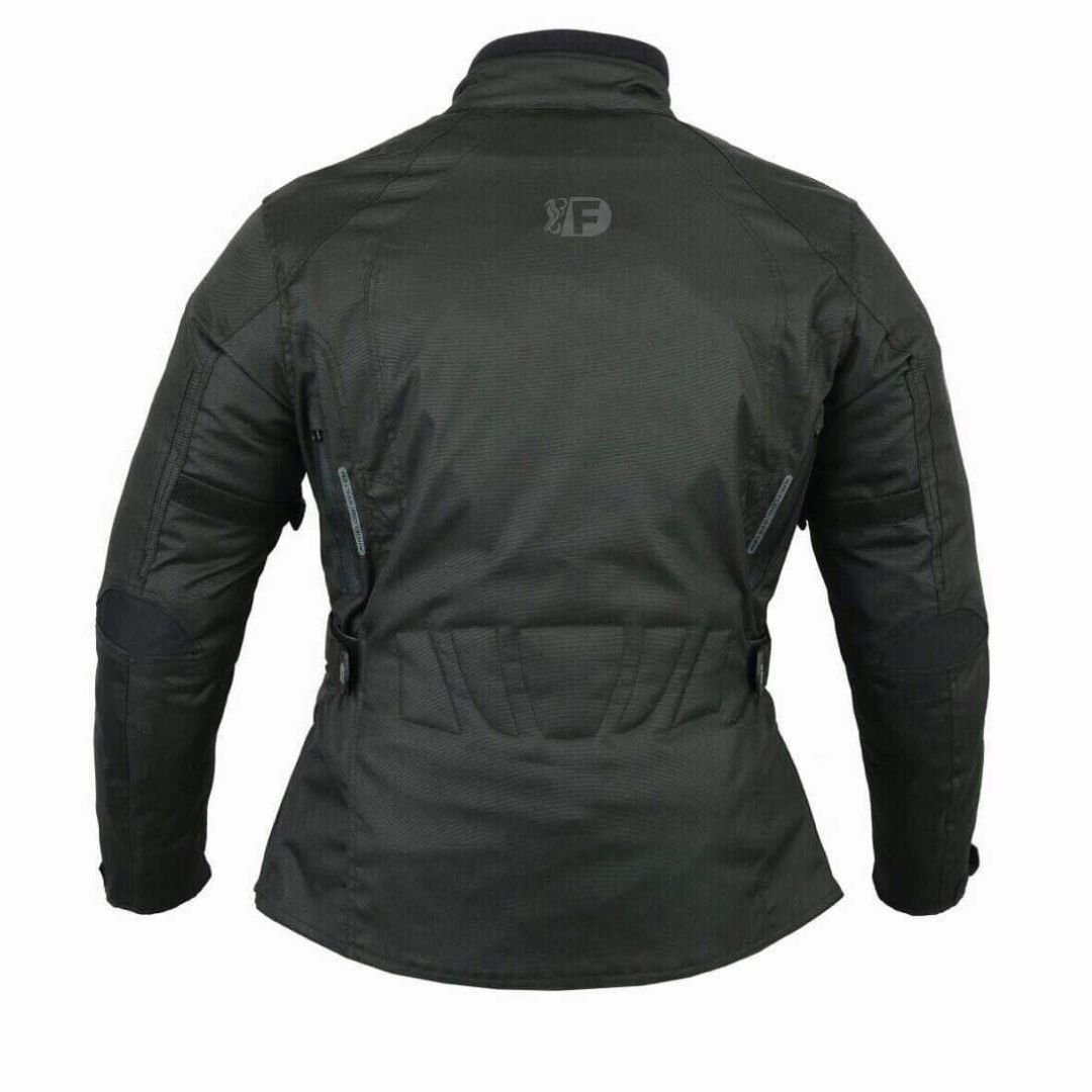 FREEDAY WINTER MOTORCYCLE JACKET WOMEN ARONA - BLACK CE PROTECTORS - Image 2