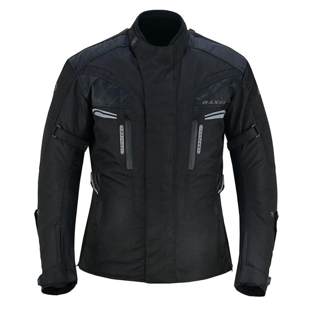 RAXUS THUNDER MEN'S WINTER 3/4 WATERPROOF MOTORCYCLE JACKET CE Approved