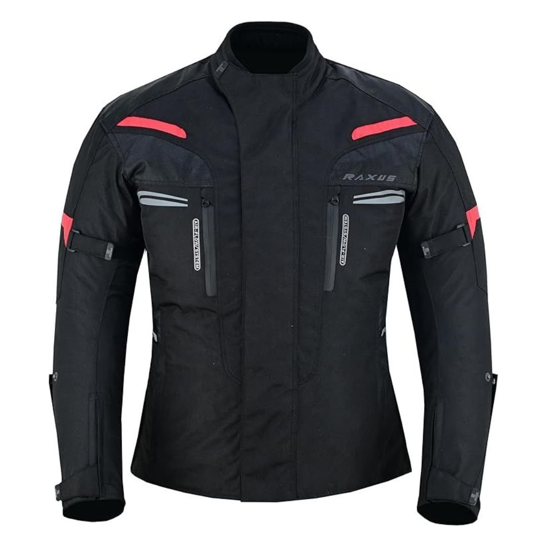 RAXUS THUNDER MEN'S WINTER 3/4 WATERPROOF MOTORCYCLE JACKET CE Approved - Image 3