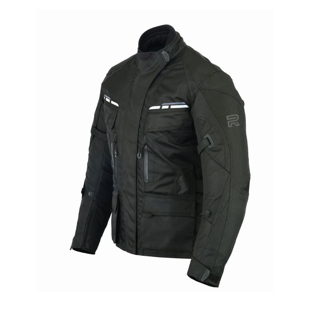 RAXUS WOMEN'S WINTER MOTORCYCLE JACKET ZOE- BLACK - Image 2
