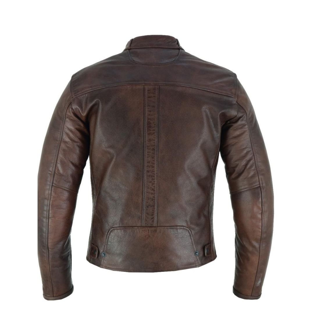 Raxus Motorcycle leather jacket for men - Image 3