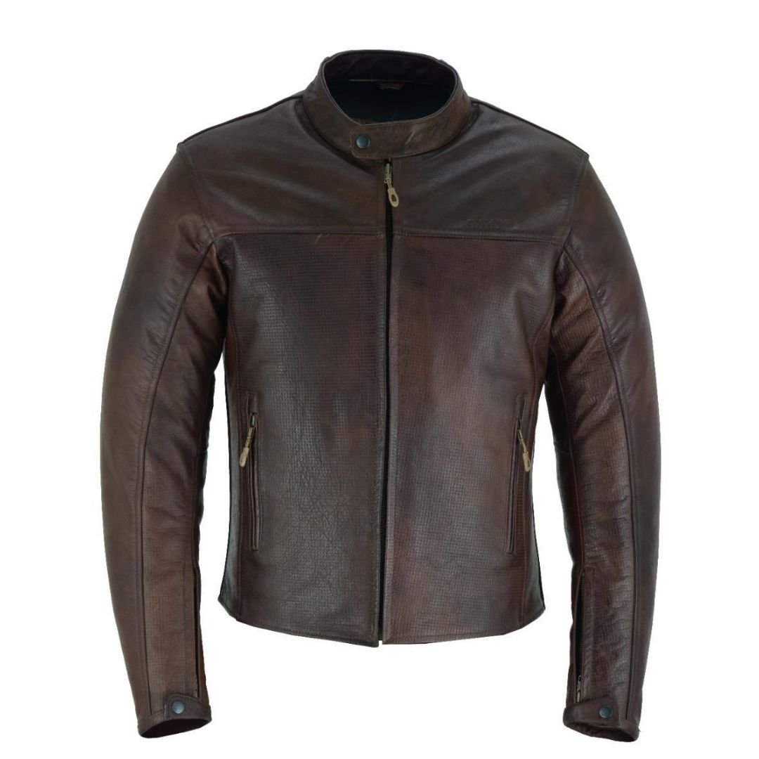 Raxus Motorcycle leather jacket for men