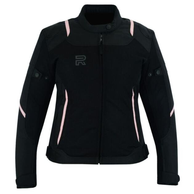 Raxus Summer Motorcycle Jacket Women Track- Pink