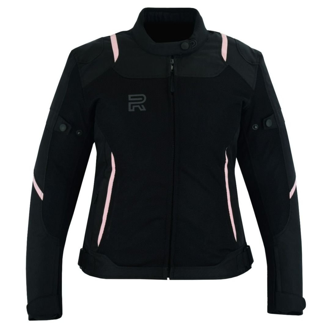 Raxus Summer Motorcycle Jacket Women Track- Pink