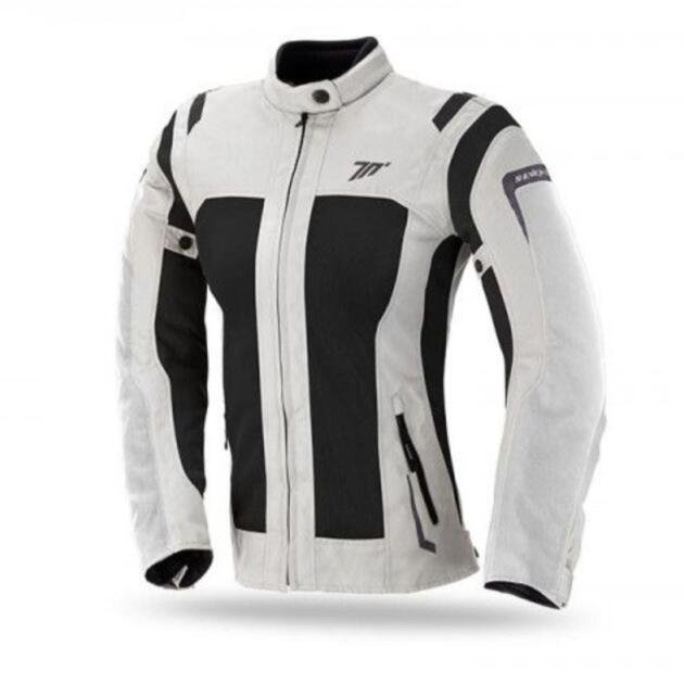 SEVENTY SD-JT46 WOMEN'S SUMMER TOURING JACKET BLACK/WHITE