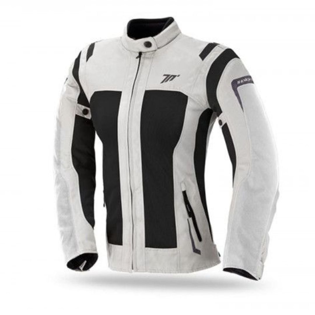 SEVENTY SD-JT46 WOMEN'S SUMMER TOURING JACKET BLACK/WHITE