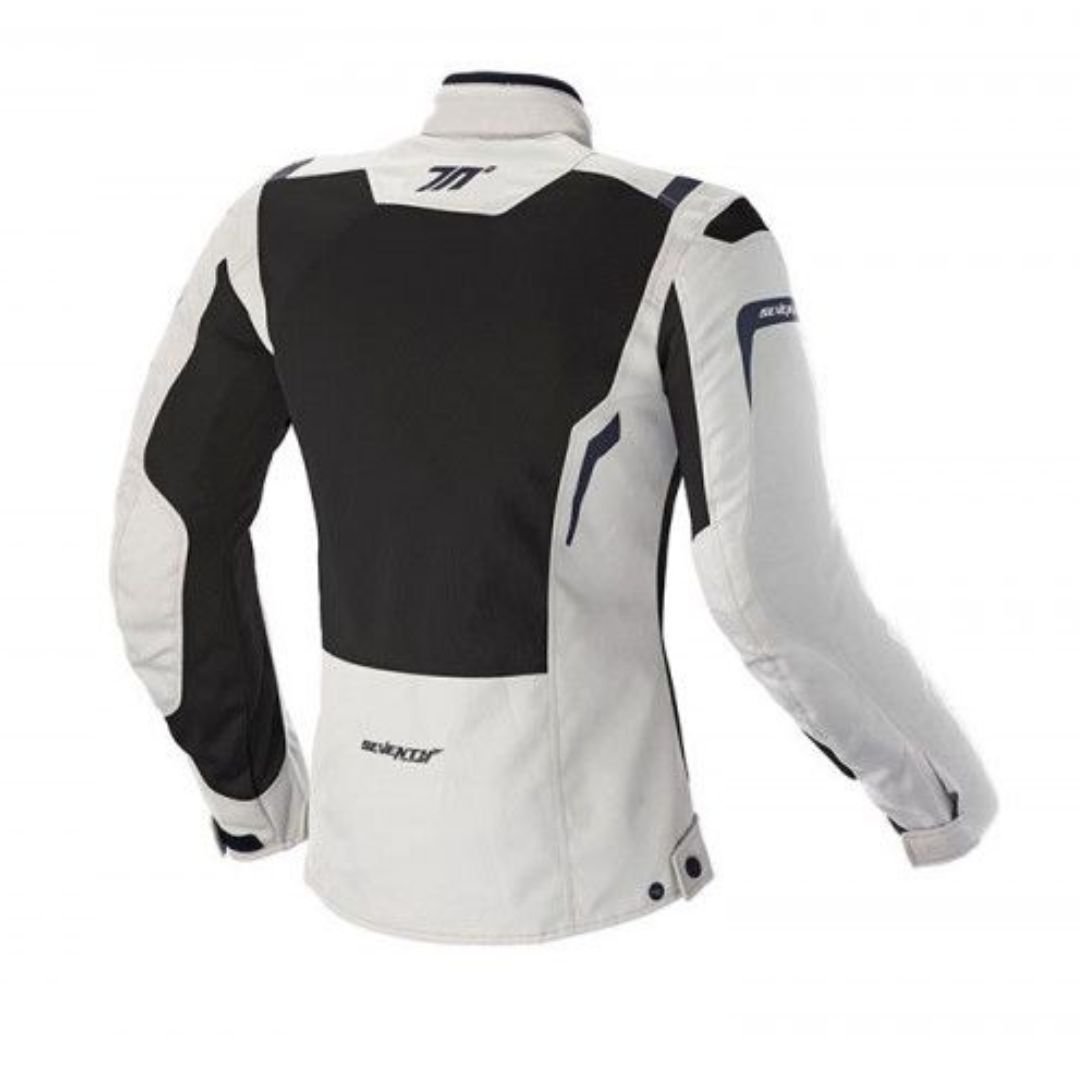 SEVENTY SD-JT46 WOMEN'S SUMMER TOURING JACKET BLACK/WHITE - Image 2